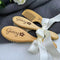 BMVDDFF Customized Wooden Hair Brush and Comb for Newborn, Personalized Baby Hairbrush with