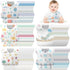 Shinymoon 100 Pcs Disposable Baby Bibs Individual Wrapped Travel Bibs Waterproof Food