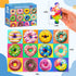 100 Pieces Puzzles for Kids Ages 4-8, Delicious Donuts Jigsaw Puzzle, Large 100 Piece for Toddler Children