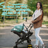 Rain Cover, Compatible with Doona Infant Car Seat Stroller, Protects from Rain, Snow, Wind, Cold, Side Ventilation