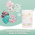 100 (4 wegreeco Cloth Diaper Liners - Unscented Diaper Liners, Fragance Free Cloth Diapers Liner - Sheets Per Roll