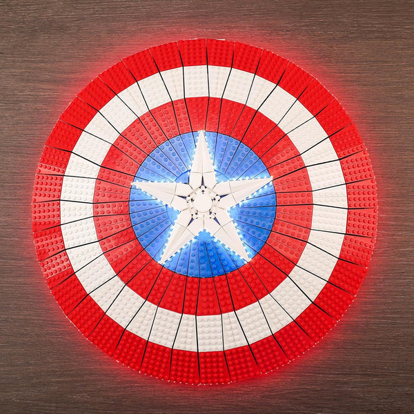 Hilighting Upgraded Led Light Kit for Lego Captain America’s Shield Building Set - Compatible with Lego 76262 (Model