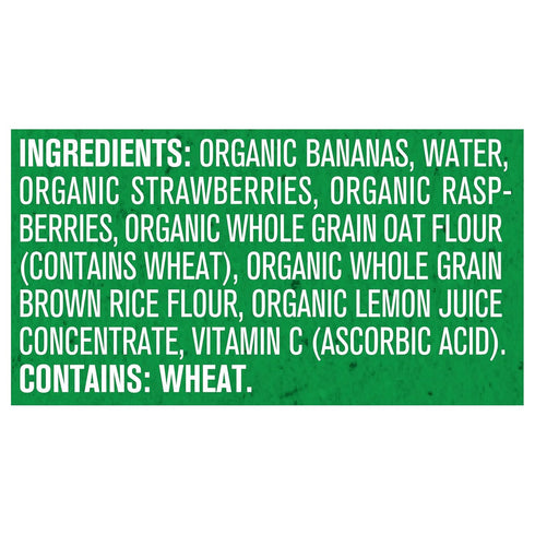 Gerber Organic Baby Food Pouches, Toddler WonderFoods, Banana Red Berries Granola, 3.5 Ounce, Pack of 12