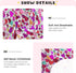 Pigsaly 27x39 Inch Crib Sheets Colorful Hearts Flowers Valentines Day Baby Sheet for Standard Crib Mattress Boys Girls