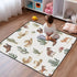 Selerdon 50" 50" Baby Play Mat Western Cowboy Horse Cactus Shoes X Play Gym Crawling Mat Soft Non-Slip Portable Picnic