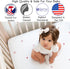 3-Piece Set Sweet Jojo Designs Baby Crib Bedding (Boho Rainbow and Hearts) for Girls, Infants/Nursery incl. Blanket