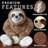 Plush Weighted Stuffed Animals - Microwavable Heating Pads for Cramps, Soothing Comfort, 3.5lb