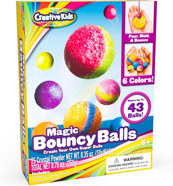 Creative Kids Magic Bouncy Balls - DIY STEM Toys - Science Kit