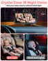 Wkzay 1080P 2-Kids: 6.9 Inch 2 5-Mins 360 HD Dual Baby Car Camera for Split Display with Night Vision Carseat Cameras