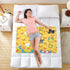 siphylline 52" 34" Cartoon Cute Duck Yellow Extra Large Resuable Training Pee Pads for Kids Highly Absorbent Diaper