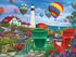 Bits and Pieces - 300 Piece Jigsaw Puzzle for Adults - The Lighthouse - 18" x 24" Colorful Hot Air Balloons