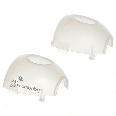 Dreambaby EZY-Fit Door Knob Covers, Translucent Clear, 6 Pack