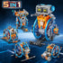 5-in-1 12+ Old(783 HiWEEGO RC Robot Toys with Changeable LED Eyes & Sound, App & Remote Control Rechargeable Robotics