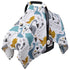 Rquite Baby Boy Car Seat Cover, 100% Muslin Cotton Infant Carseat Canopy,