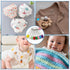 CllyCnny 100pcs 2.1 Inch Diaper Safety Pin - Plastic Head Baby Heavy Diapers Pins Large Colorful Cloth Pins for Clothes