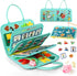 Toddler Busy Board for 1 Year Old, Montessori Toy Sensory Busy Book