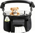 Stroller Organizer with Insulated Cup Holders - Universal Stroller Caddy Bag Fits