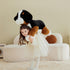 IKASA Giant Bernese Mountain Dog Stuffed Animal Plush Toy, Big Jumbo Soft Toy, 30" Huge Size Cute Fluffy Plushie, Gifts
