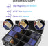 HZGXQN 3" 4" 35pt 600+ Toploader Storage Box for x Rigid Card, Top Loader Card Storage Hard Case, Sports Card Storage