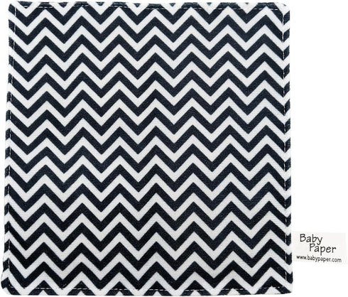 Baby Paper Original Crinkle Sensory Toy | Black and White Zig Zag | Crinkle Paper for Babies | Sensory Baby Toys