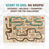CHEROSIN 8+ Handheld Fidget Puzzle Game for Kids and Adults - Challenging Wooden Labyrinth Marble Maze for Teen Boys