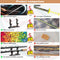 Demon Slayer Swords Building Set, 40in Hashibira Inosuke Dual-Sword Block Toy with Stand, 838 Pcs for Kids Age 8-12