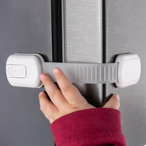 10-Pack Baby Proofing Cabinet Locks, Childproof Locks for Cabinets, Drawers, Refrigerator, Toilet Seat