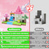 100PCS 3+ Magnetic Blocks Building Toys for Boys & Girls, Building Blocks with Magnificent Rainbow Topic, Ideal