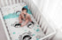 Rookie Humans Organic Cotton Sateen Fitted Crib Sheet: Dive in, Modern Nursery, Standard Crib Size (52 x 28 inches)