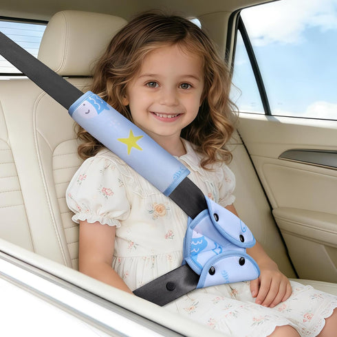 COOLBEBE Set, Kids Seat Straps Cover Pad, Child Shoulder & Belly Comfort Cushion Universal Seat Strap Cover