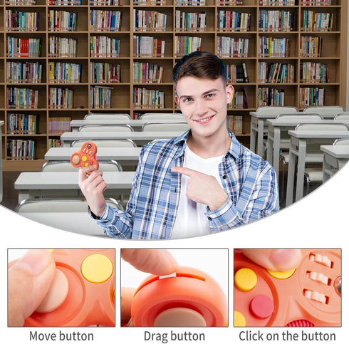 Fidget Toys for Adults - Fidget Pad, Autism Fidget Cubes, Anxiety Relief Stress Toys, Sensory Gifts for Kids Teens