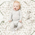 100% 40"x36"Rabbit Konssy Muslin Baby Blankets for Girls Boys, Cotton Crib Blanket for Baby Infant Toddler, Super Soft