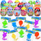 VOMAOK 24pcs Prefilled Easter Eggs with Easter Sticky Hands Toy Inside for Kids