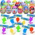 VOMAOK 24pcs Prefilled Easter Eggs with Easter Sticky Hands Toy Inside for Kids