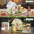 Husalari Set, 12+ (1188pcs) Flower House Building Block for Adults, Garden Architecture Building Toy with LED