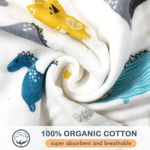 30 10x10 Kenning Pieces Muslin Baby Washcloths for Newborn Soft Absorbent Muslin Burp Cloths Wash Clothes Baby Face