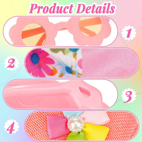 8 18 Inch Summer Playsets 18 Inch Kajaia Pcs Doll Clothes and Accessories Dolls Swimsuits Beach Include Doll Swimsuit