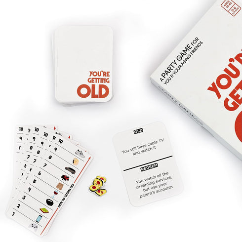 2 6 14+ Vango Youre Getting Old A Party Card Game for Aging Millennials - to Players, Ages