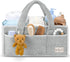 Sweety Fox Baby Diaper Caddy Organizer with Handle - Portable Sherpa Nursery