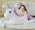 IKASA Giant Unicorn Stuffed Animal Plush Toy - 43" Jumbo Cute Fluffy Oversized Plushie, Gifts for Kids Girls