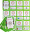 20 Analog Clocks Telling Time Flashcards, Educational Learning Toys for Toddlers, Kindergarten Supplies