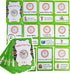 20 Analog Clocks Telling Time Flashcards, Educational Learning Toys for Toddlers, Kindergarten Supplies