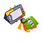 Baby Einstein Flip For Art High Contrast Floor Activity Mirror with Take Along Cards, Tummy Time Play