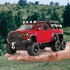 FRJV 1/32 Mammoth 4-7Red Toy Trucks for Boys Diecast Trucks Model Truck,Collectible Pickup Truck Model Kit,Pull Back