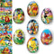Easter Egg Decorating Kit - Heat Shrink Sleeve Egg Wraps & Stickers for 7 Easter Eggs