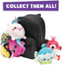 Plush Crush Series 3 Puzzle Ball (3-Pack), Surprise Collectible Character Bouncy Ball Plush Toy by Scentco