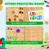 Montessori Wooden Alphabet Tracing Board, Educational Toy for Kids, Fine Motor Skills Development for Ages 3-5