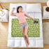 siphylline 52" 34" Green Cute Birds Extra Large Resuable Potty Training Pad Soft Absorbent Diaper Changing Pad