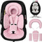 Tinlyfinly Infant Car Seat Insert with Extra Cushion for Preemie to Toddler,