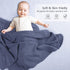 Blanket,100% 38x40inch Susurration Muslin Receiving Cotton Swaddle Blankets for Newborn Soft Thin Swaddle for Unisex
